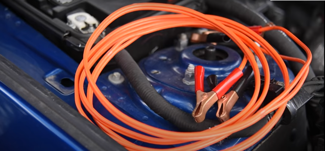 Cables-to-jump-start-car